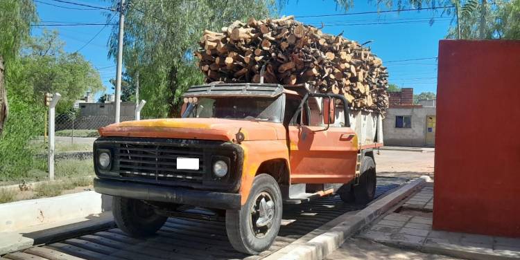 Secuestran cargamento de leña en Chepes por infracción a la Ley 13.273