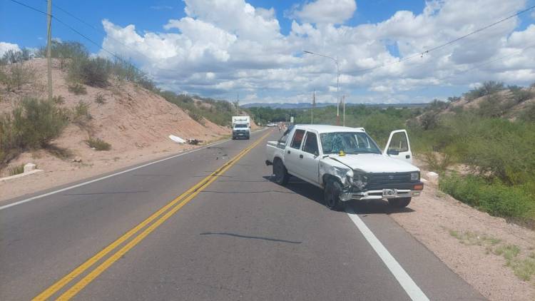 San Blas: falleció un motociclista tras un choque con una camioneta en Ruta Nacional N° 40