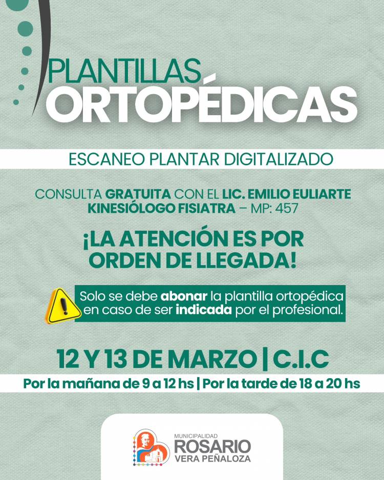 Chepes: Consulta gratuita de plantillas ortopédicas