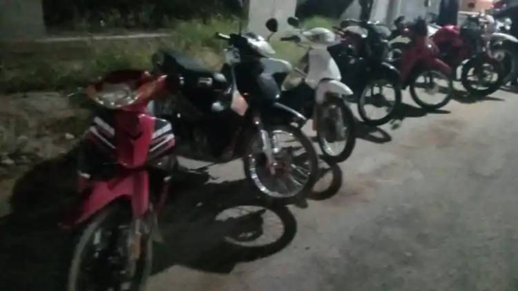 Chepes: Motos retenidas por infracciones durante el fin de semana