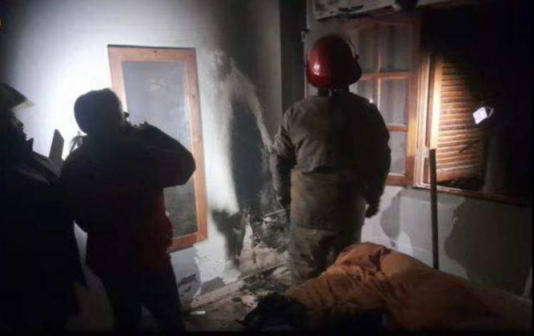 Se incendió una vivienda en Chepes “Fue un cortocircuito en la estufa”, explicó el dueño