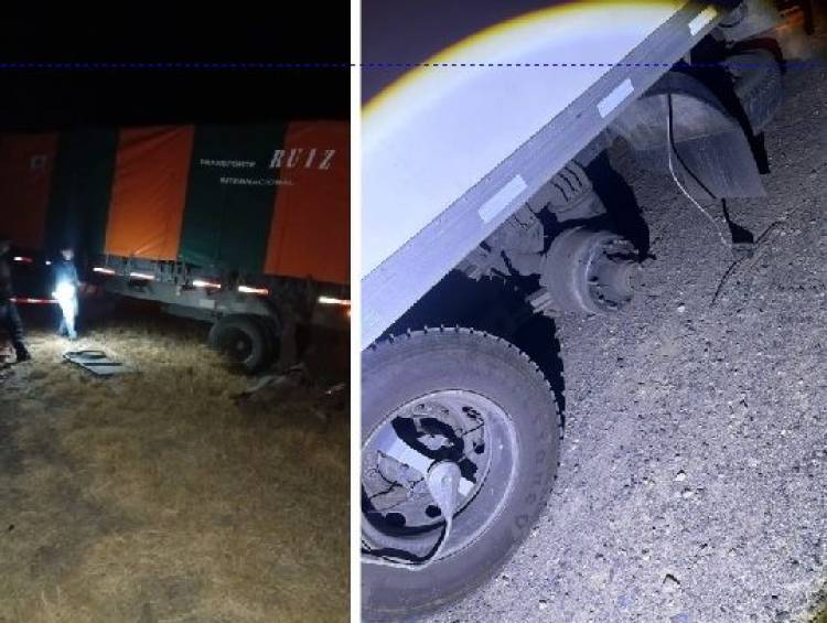Siniestro vial sin lesionados en Ruta 38