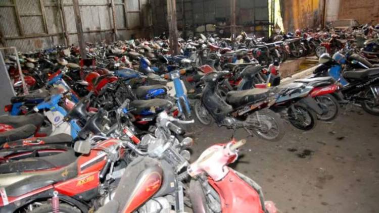 Chepes: más de 100 motos retenidas por falta de documentación