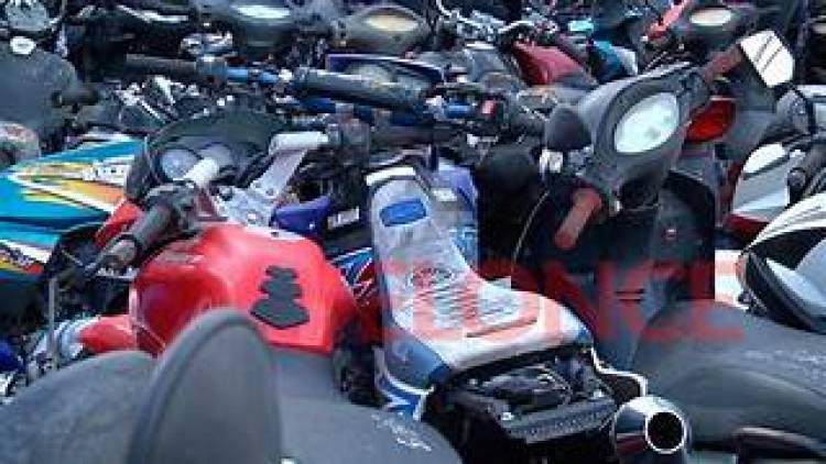 Casi 300 motos retenidas en Chepes durante el mes de agosto por falta de documentación
