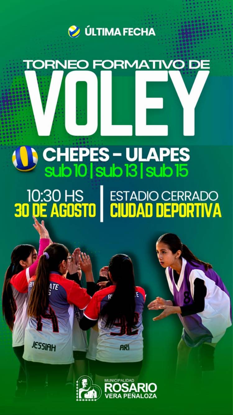 Torneo formativo de vóley – última fecha