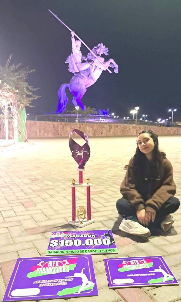 Chepes: Bailarina del Instituto Aamaal Dance se destacó en el Torneo de Ritmos y Danzas en La Rioja