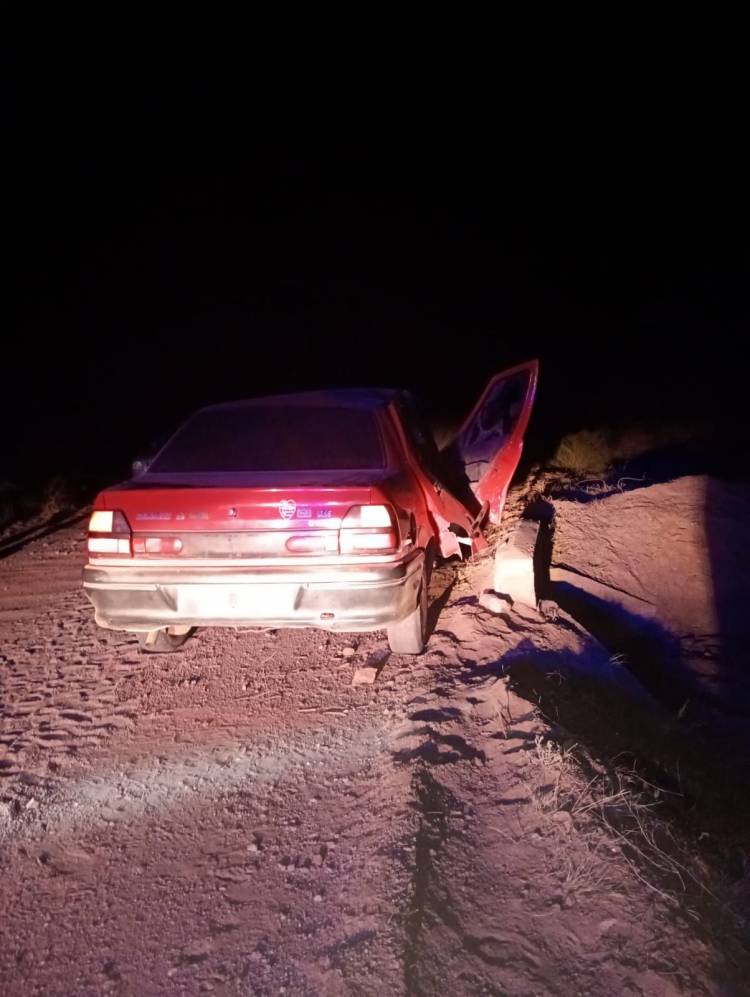 Accidente en Ruta 31: un auto chocó contra un puente al esquivar un perro