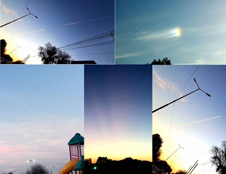 ¿Qué está ocurriendo en el cielo de Chepes? Misteriosas luces y manchas generan inquietud en la población