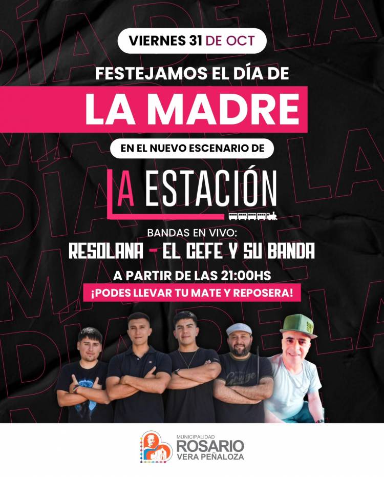 Festejo del día de la Madre en el complejo administrativo de Chepes