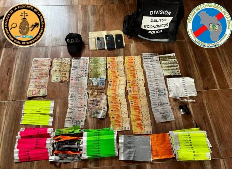 Detienen a comerciante por falsificación de entradas para boliches de La Rioja