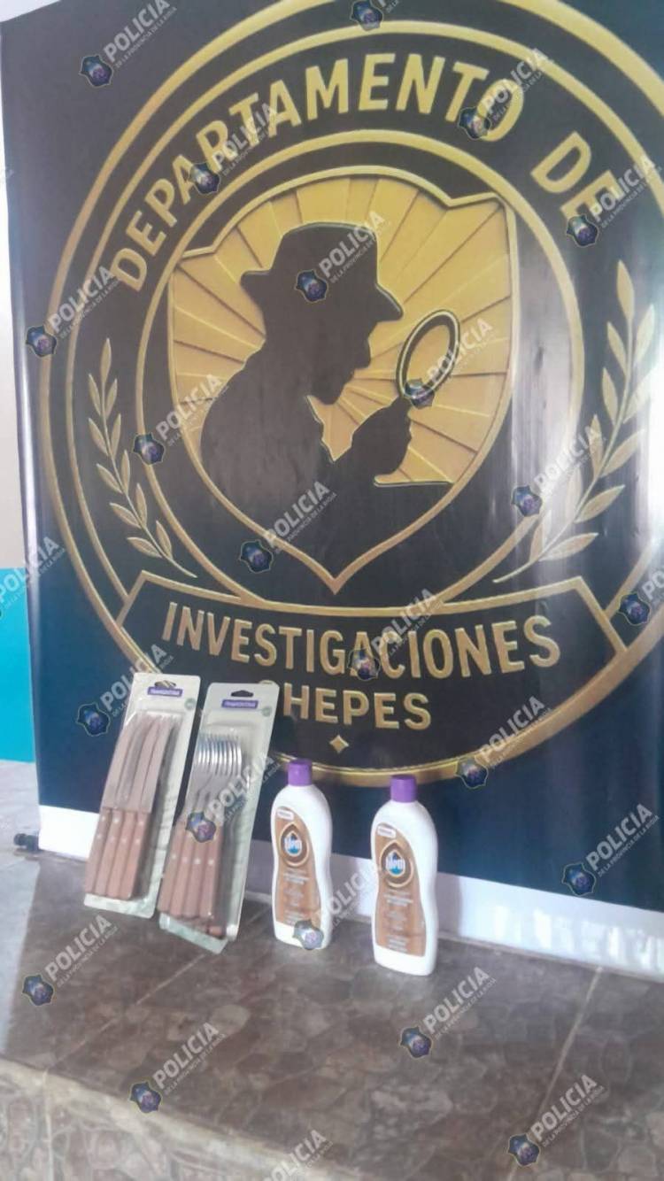 Chepes: detienen a hombre por hurto en un supermercado