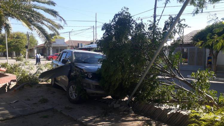Impactante siniestro vial en la ciudad de Chepes