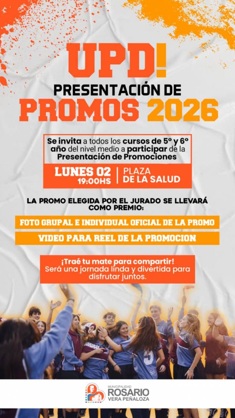 Presentación de Promos 2026: un arranque lleno de alegría y recuerdos en el UPD