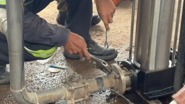 Chepes: se restableció el servicio de agua tratada