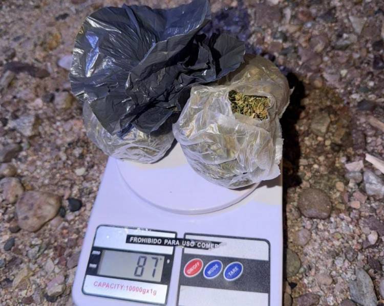 Ulapes: secuestran 87 gramos de marihuana durante un control policial en Ruta 79