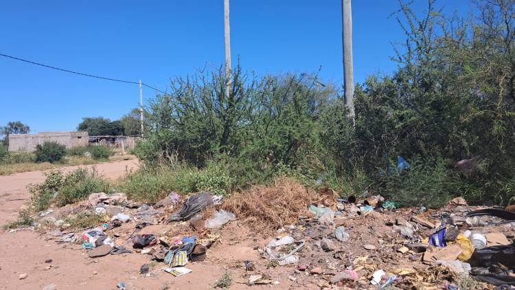 Denuncian acumulación de residuos en el sector sudeste de Chepes