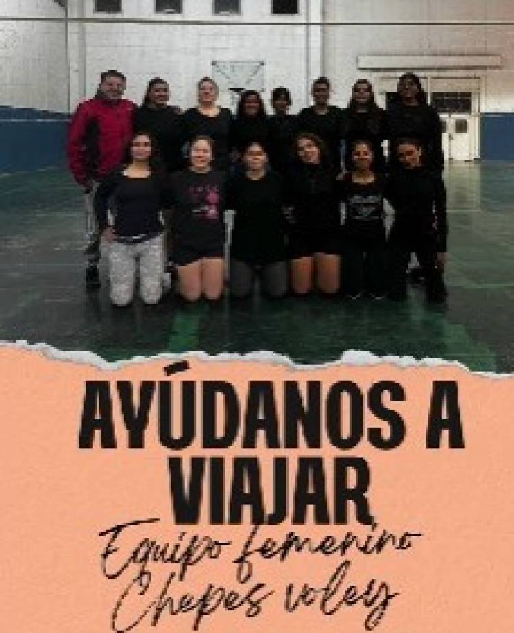 El equipo femenino “Chépes Vóley” busca apoyo para cumplir su sueño competitivo