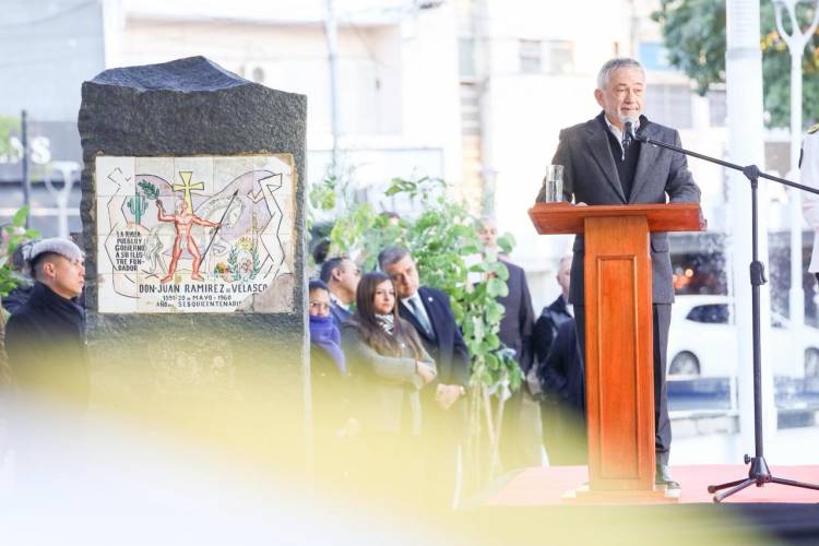 Armando Molina dejo un mensaje en los 435° aniversario de la Ciudad de Todos los Santos de la Nueva Rioja
