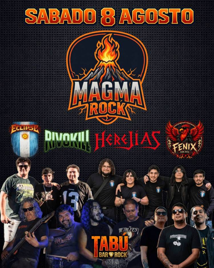 Magma Stream celebra su primer aniversario con "Magma Rock", en Tabú Bar