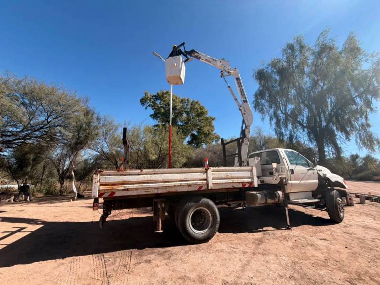 Nueva iluminación para la plazoleta de Ñoqueve
