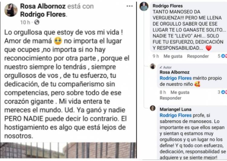 Una madre cuestionó el trato recibido por su hijo en la Escuela Normal de Chepes