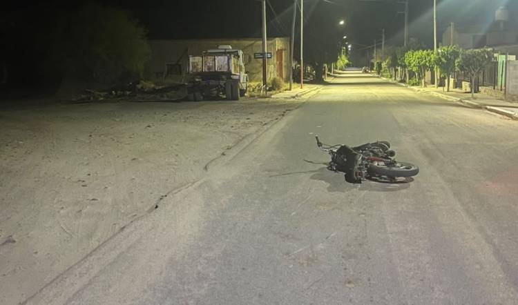 Un motociclista resultó herido tras chocar contra un perro en Milagro